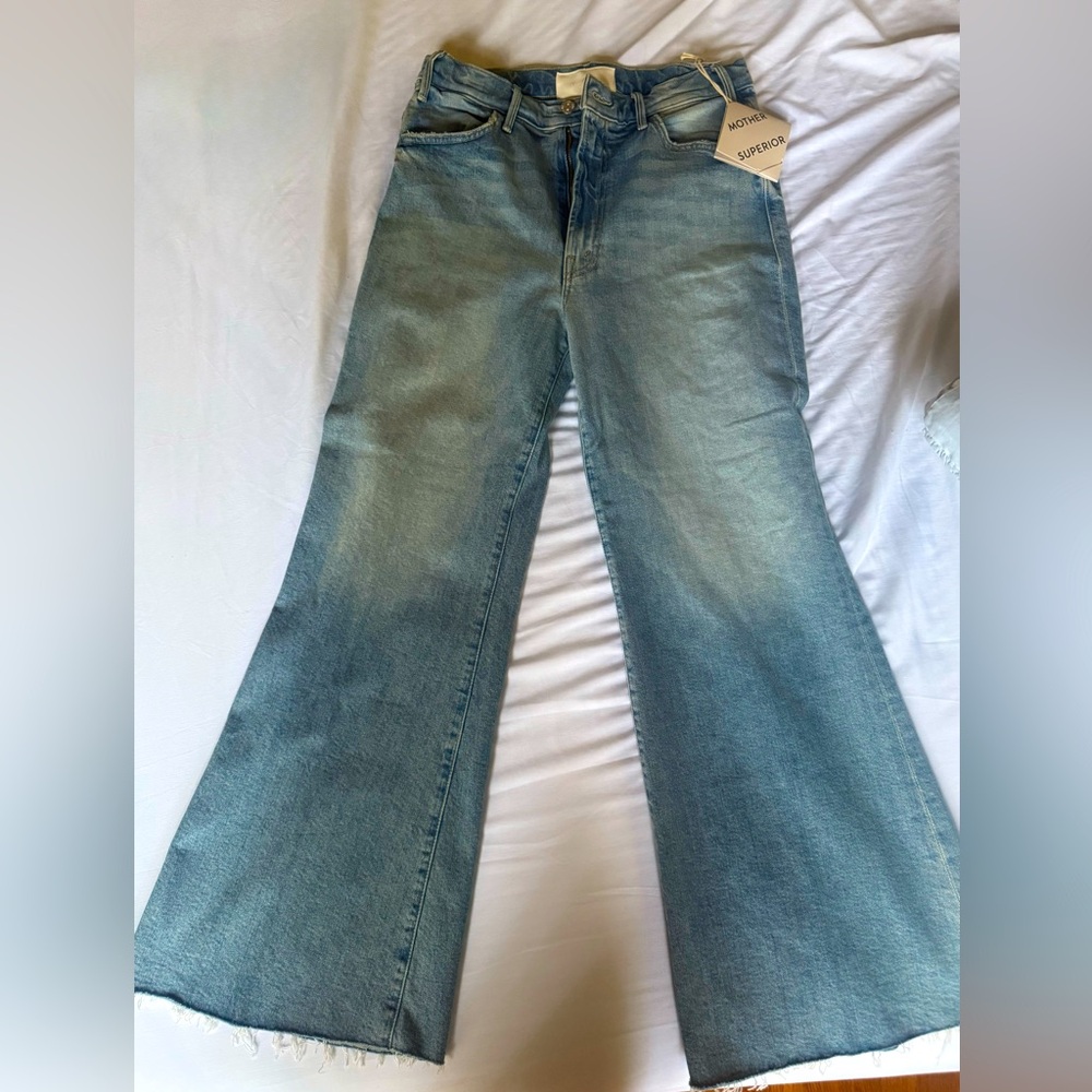Mother Jeans Lil Roller Fray Size 30  Petite NWT